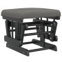 Stillstuhl mit Hocker aus dunkelgrauem Stoff von vidaXL, Schaukelstühle - Ref: Foro24-351667, Preis: 258,77 €, Rabatt: %