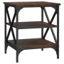 Oak brown plywood side table 40x42x50 cm by vidaXL, Side tables - Ref: Foro24-825780, Price: 42,37 €, Discount: %