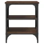Oak brown plywood side table 40x42x50 cm by vidaXL, Side tables - Ref: Foro24-825780, Price: 42,37 €, Discount: %