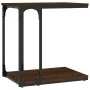 Side table made of brown oak plywood, measuring 50x35x52 cm. by vidaXL, Side tables - Ref: Foro24-825816, Price: 25,97 €, Dis...