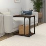 Mesa auxiliar madera contrachapada marrón roble 50x35x52 cm de vidaXL, Mesas auxiliares - Ref: Foro24-825816, Precio: 25,97 €...
