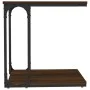 Side table made of brown oak plywood, measuring 50x35x52 cm. by vidaXL, Side tables - Ref: Foro24-825816, Price: 25,97 €, Dis...