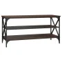 Oak brown plywood TV cabinet 100x40x50 cm by vidaXL, Side tables - Ref: Foro24-825796, Price: 64,58 €, Discount: %