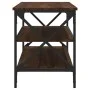 Oak brown plywood TV cabinet 100x40x50 cm by vidaXL, Side tables - Ref: Foro24-825796, Price: 64,58 €, Discount: %