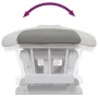 Stillstuhl mit Hocker aus hellgrauem Stoff von vidaXL, Schaukelstühle - Ref: Foro24-351662, Preis: 275,01 €, Rabatt: %