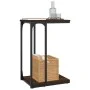 Side table made of brown oak plywood, measuring 40x30x60 cm. by vidaXL, Side tables - Ref: Foro24-825821, Price: 30,58 €, Dis...