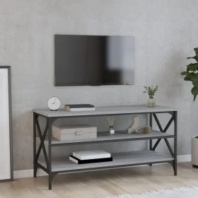 TV-Schrank aus grauem Sonoma-Sperrholz, 100 x 40 x 50 cm von vidaXL, Seitentische - Ref: Foro24-825795, Preis: 59,01 €, Rabat...