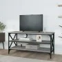 Mueble de TV madera contrachapada gris Sonoma 100x40x50 cm de vidaXL, Mesas auxiliares - Ref: Foro24-825795, Precio: 59,01 €,...