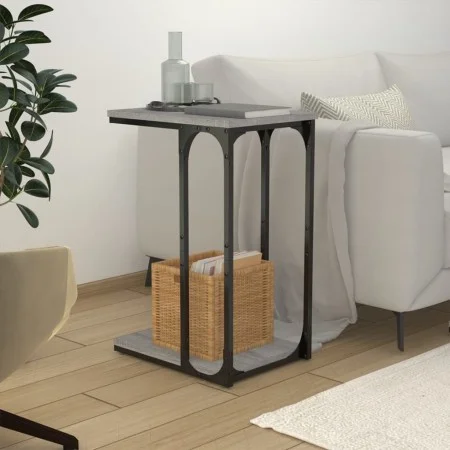 Mesa auxiliar madera contrachapada gris Sonoma 40x30x60 cm de vidaXL, Mesas auxiliares - Ref: Foro24-825820, Precio: 27,66 €,...