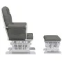 Nursing chair with stool dark gray fabric by vidaXL, Rocking chairs - Ref: Foro24-351661, Price: 264,07 €, Discount: %
