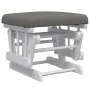 Nursing chair with stool dark gray fabric by vidaXL, Rocking chairs - Ref: Foro24-351661, Price: 264,07 €, Discount: %