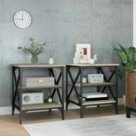 Side tables 2 pcs Sonoma oak wood 40x42x50 cm by vidaXL, Side tables - Ref: Foro24-825775, Price: 50,46 €, Discount: %