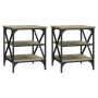 Side tables 2 pcs Sonoma oak wood 40x42x50 cm by vidaXL, Side tables - Ref: Foro24-825775, Price: 50,93 €, Discount: %