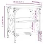 Beistelltische 2 Stk. Sonoma-Eichenholz 40x42x50 cm von vidaXL, Seitentische - Ref: Foro24-825775, Preis: 50,46 €, Rabatt: %