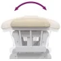 Stillstuhl mit cremeweißem Stoffhocker von vidaXL, Schaukelstühle - Ref: Foro24-351663, Preis: 251,79 €, Rabatt: %