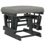 Stillstuhl mit Hocker aus hellgrauem Stoff von vidaXL, Schaukelstühle - Ref: Foro24-351666, Preis: 253,77 €, Rabatt: %