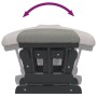 Stillstuhl mit Hocker aus hellgrauem Stoff von vidaXL, Schaukelstühle - Ref: Foro24-351666, Preis: 258,14 €, Rabatt: %