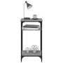 Sonoma Beistelltisch aus grauem Sperrholz 40x30x75 cm von vidaXL, Seitentische - Ref: Foro24-825800, Preis: 35,86 €, Rabatt: %