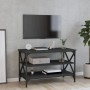 Mueble para TV madera contrachapada negro 80x40x50 cm de vidaXL, Mesas auxiliares - Ref: Foro24-825787, Precio: 53,99 €, Desc...