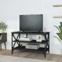 Mueble para TV madera contrachapada negro 80x40x50 cm de vidaXL, Mesas auxiliares - Ref: Foro24-825787, Precio: 53,40 €, Desc...