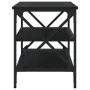Mueble para TV madera contrachapada negro 80x40x50 cm de vidaXL, Mesas auxiliares - Ref: Foro24-825787, Precio: 53,40 €, Desc...