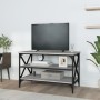 Sonoma TV-Möbel aus grauem Sperrholz 80x40x50 cm von vidaXL, Seitentische - Ref: Foro24-825790, Preis: 54,06 €, Rabatt: %