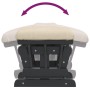 Nursing chair with cream white fabric stool by vidaXL, Rocking chairs - Ref: Foro24-351668, Price: 268,40 €, Discount: %