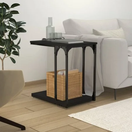 Schwarzer Beistelltisch aus Sperrholz, 50x35x52 cm von vidaXL, Seitentische - Ref: Foro24-825812, Preis: 26,52 €, Rabatt: %