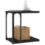 Schwarzer Beistelltisch aus Sperrholz, 50x35x52 cm von vidaXL, Seitentische - Ref: Foro24-825812, Preis: 26,52 €, Rabatt: %
