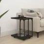 Side table with black wood wheels 50x35x55.5 cm by vidaXL, Side tables - Ref: Foro24-825807, Price: 42,62 €, Discount: %