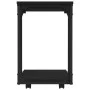 Side table with black wood wheels 50x35x55.5 cm by vidaXL, Side tables - Ref: Foro24-825807, Price: 42,62 €, Discount: %