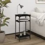 Mesa auxiliar de madera contrachapada negra 40x30x75 cm de vidaXL, Mesas auxiliares - Ref: Foro24-825797, Precio: 38,07 €, De...