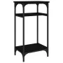 Mesa auxiliar de madera contrachapada negra 40x30x75 cm de vidaXL, Mesas auxiliares - Ref: Foro24-825797, Precio: 38,07 €, De...