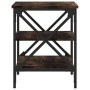 Mesas auxiliares 2 uds madera color roble ahumado 40x42x50 cm by vidaXL, Side tables - Ref: Foro24-825777, Price: 43,75 €, Di...