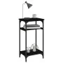 Black plywood side table 40x30x75 cm by vidaXL, Side tables - Ref: Foro24-825797, Price: 38,07 €, Discount: %