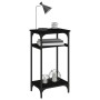 Mesa auxiliar de madera contrachapada negra 40x30x75 cm de vidaXL, Mesas auxiliares - Ref: Foro24-825797, Precio: 38,72 €, De...