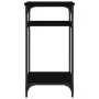 Mesa auxiliar de madera contrachapada negra 40x30x75 cm de vidaXL, Mesas auxiliares - Ref: Foro24-825797, Precio: 38,07 €, De...