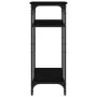 Mesa auxiliar de madera contrachapada negra 40x30x75 cm de vidaXL, Mesas auxiliares - Ref: Foro24-825797, Precio: 38,07 €, De...