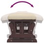 Stillstuhl mit cremeweißem Stoffhocker von vidaXL, Schaukelstühle - Ref: Foro24-351665, Preis: 258,25 €, Rabatt: %