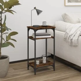 Beistelltisch aus geräuchertem Eichensperrholz 40x30x75 cm von vidaXL, Seitentische - Ref: Foro24-825799, Preis: 36,09 €, Rab...