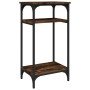 Beistelltisch aus geräuchertem Eichensperrholz 40x30x75 cm von vidaXL, Seitentische - Ref: Foro24-825799, Preis: 38,95 €, Rab...