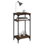 Beistelltisch aus geräuchertem Eichensperrholz 40x30x75 cm von vidaXL, Seitentische - Ref: Foro24-825799, Preis: 38,95 €, Rab...