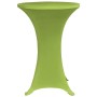 Funda elástica para mesa 2 unidades 70 cm verde