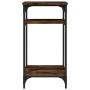 Beistelltisch aus geräuchertem Eichensperrholz 40x30x75 cm von vidaXL, Seitentische - Ref: Foro24-825799, Preis: 38,95 €, Rab...