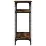 Smoked oak plywood side table 40x30x75 cm by vidaXL, Side tables - Ref: Foro24-825799, Price: 38,08 €, Discount: %