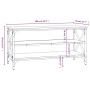 Mueble para TV madera contrachapada roble Sonoma 100x40x50 cm de vidaXL, Mesas auxiliares - Ref: Foro24-825793, Precio: 62,47...