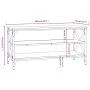 Mueble para TV madera contrachapada roble Sonoma 100x40x50 cm de vidaXL, Mesas auxiliares - Ref: Foro24-825793, Precio: 61,73...