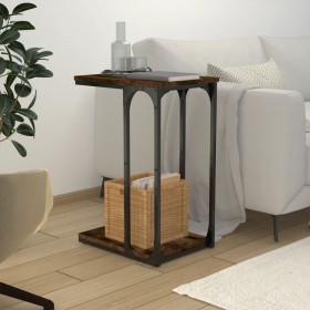 Beistelltisch aus geräuchertem Eichensperrholz, 40 x 30 x 60 cm von vidaXL, Seitentische - Ref: Foro24-825819, Preis: 27,32 €...