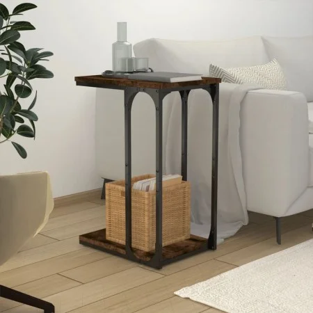 Beistelltisch aus geräuchertem Eichensperrholz, 40 x 30 x 60 cm von vidaXL, Seitentische - Ref: Foro24-825819, Preis: 26,96 €...