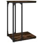 Beistelltisch aus geräuchertem Eichensperrholz, 40 x 30 x 60 cm von vidaXL, Seitentische - Ref: Foro24-825819, Preis: 27,32 €...